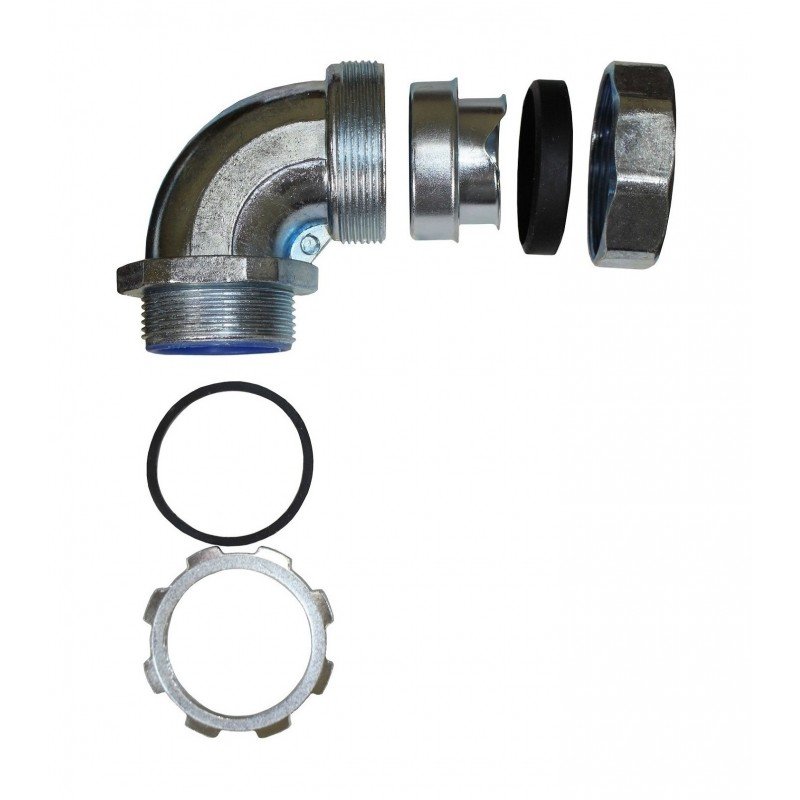 Муфта ввідна поворотна MBМп38 (1-1/2") IP54 90град. металорукава-коробка 3740мм цинковий