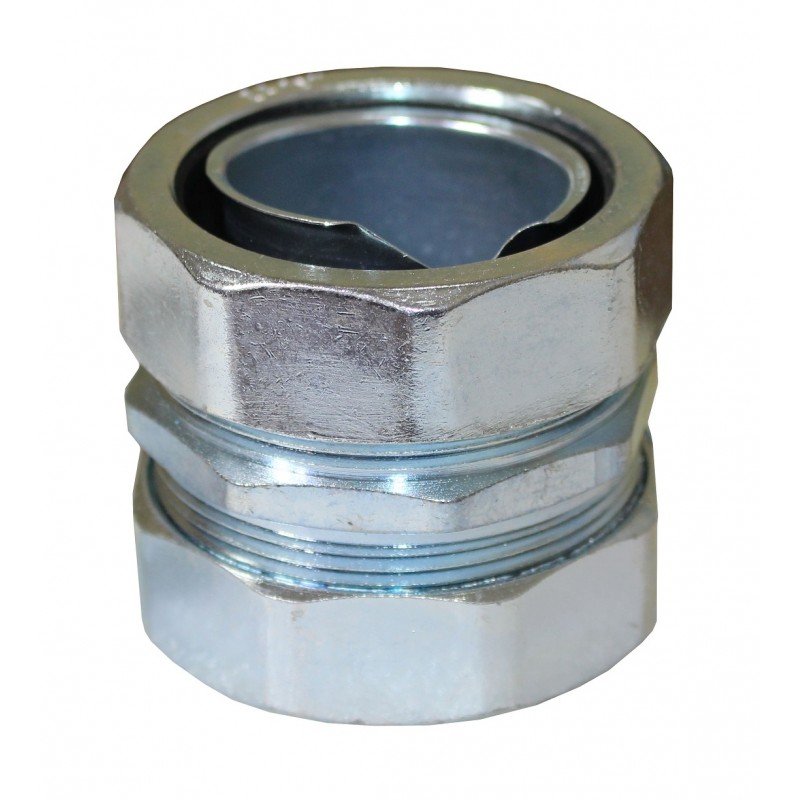 Муфта з'єднувальна МЗМт38 IP54 для металорукава-труба 37-40мм(1-1/2") цинковий