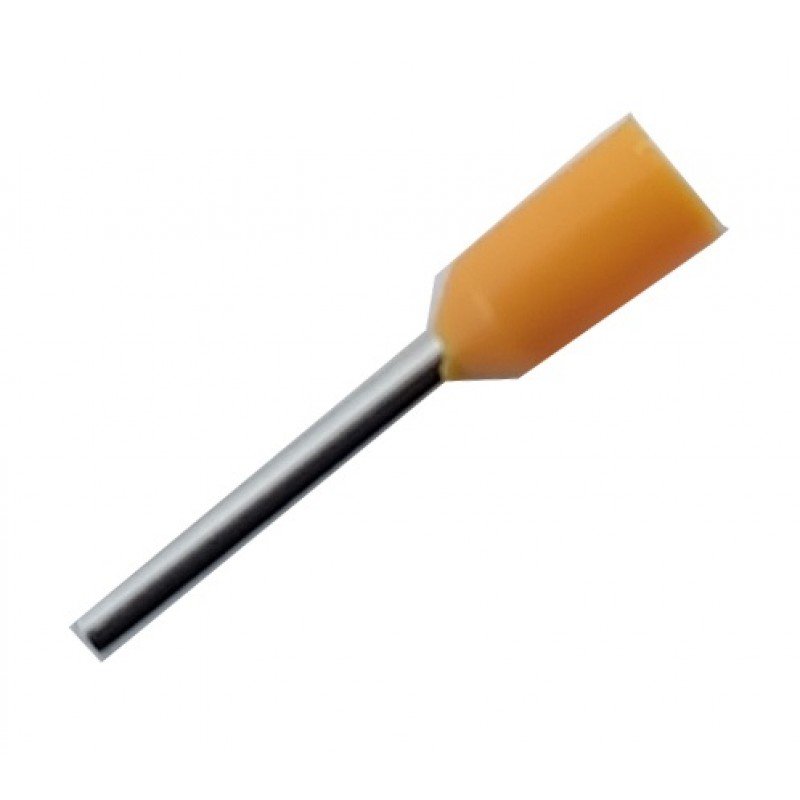 Наконечник гільза Е0510 0,5мм2 помаранчевий TNSy