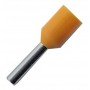 Наконечник гільза Е1008 1мм2 помаранчевий TNSy