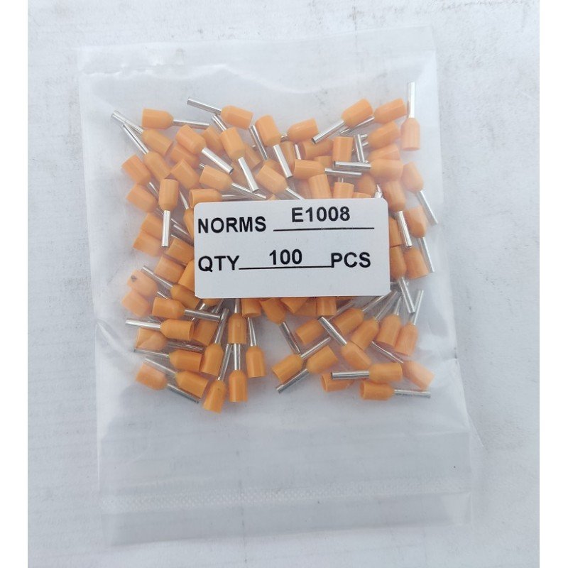 Наконечник гільза Е1008 1мм2 помаранчевий TNSy