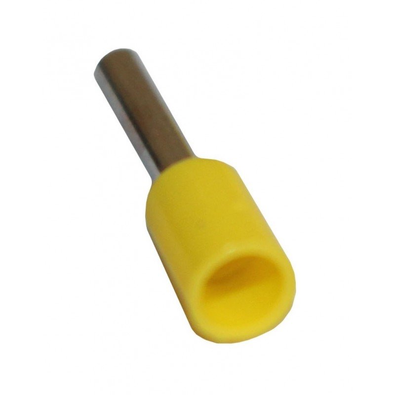 Наконечник гільза Е1008 brass 1мм2 жовтий