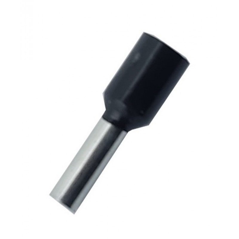 Наконечник гільза Е2508 2,5 мм чорний TNSy