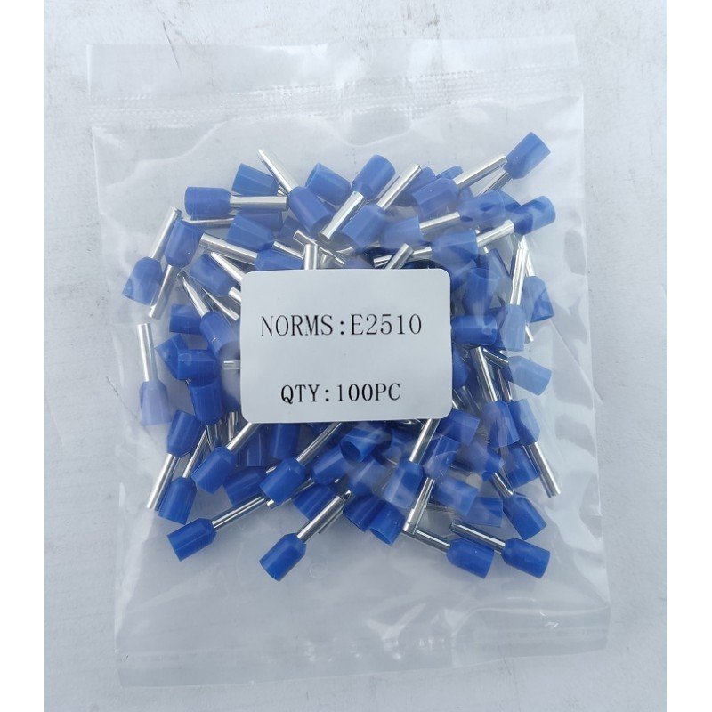 Наконечник гільза Е2510 2,5мм2 синій TNSy