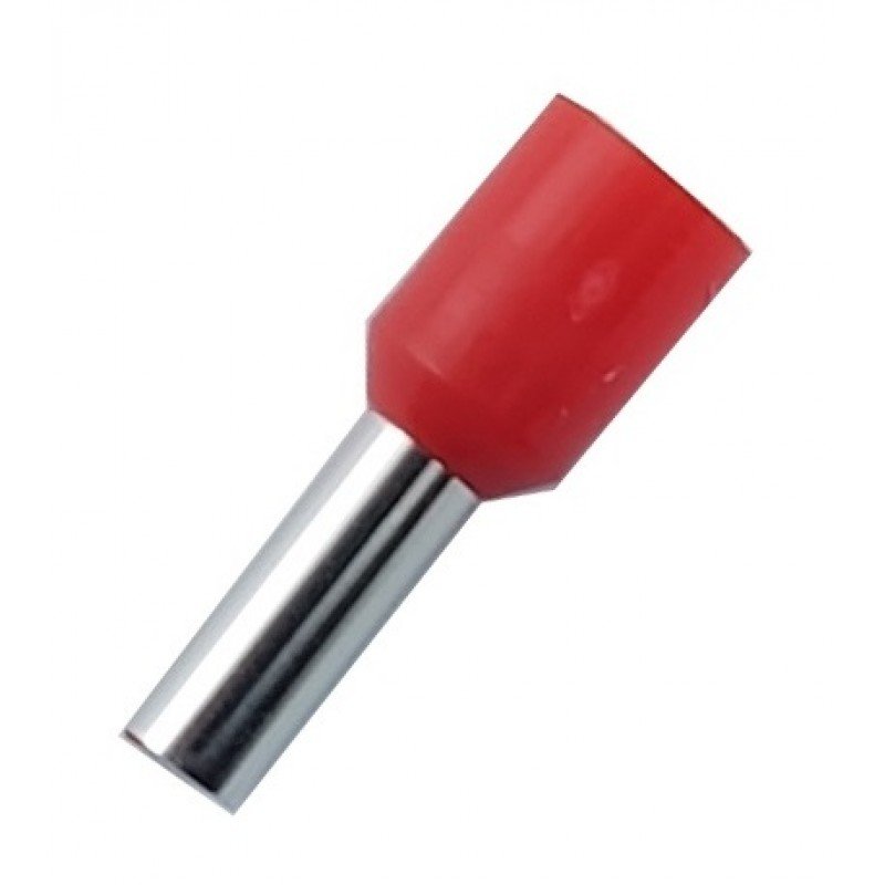 Наконечник гільза Е4009 4мм2 червоний TNSy