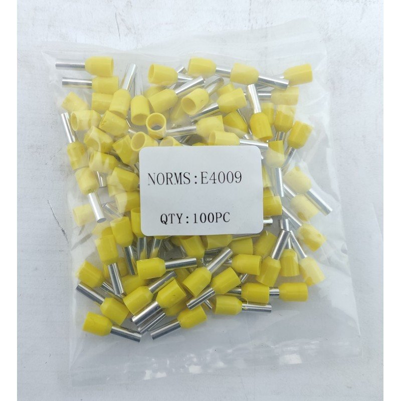 Наконечник гільза Е4009 4мм2 жовтий TNSy