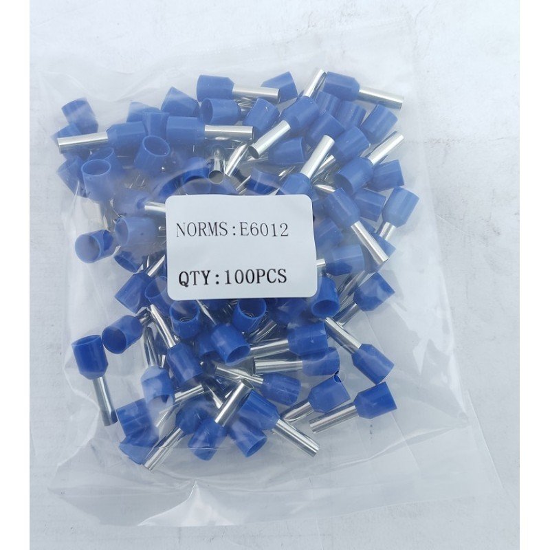 Наконечник гільза Е6012 6мм2 синій TNSy
