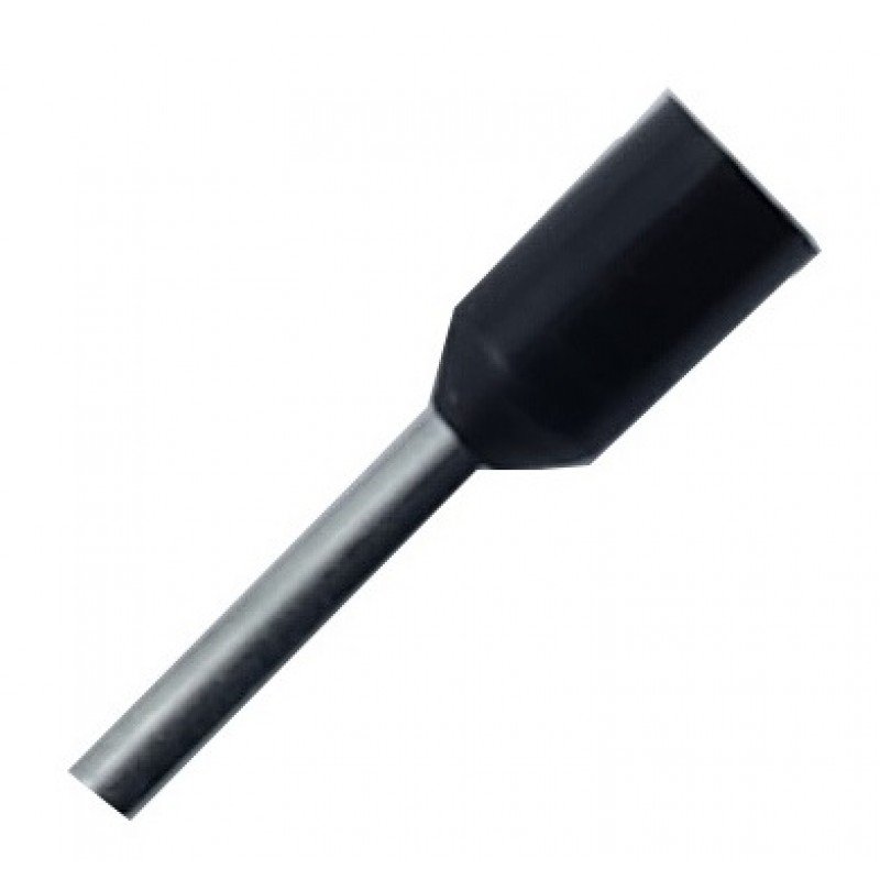 Наконечник гільза Е7508 0,75 мм чорний TNSy