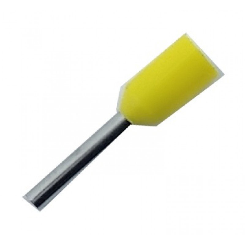 Наконечник гільза Е7508 0,75мм2 жовтий TNSy