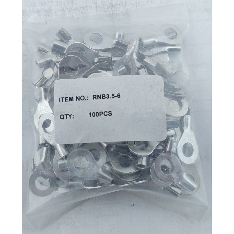 Наконечник кільцевий без ізоляції RNB3,5-6 (2,5-4/6) TNSy