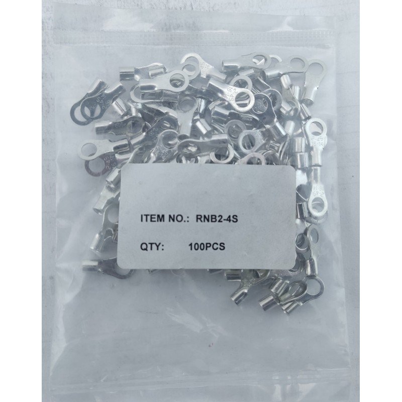 Наконечник кільцевий без ізоляції RNB2-4 (1,5-2,5/4) TNSy