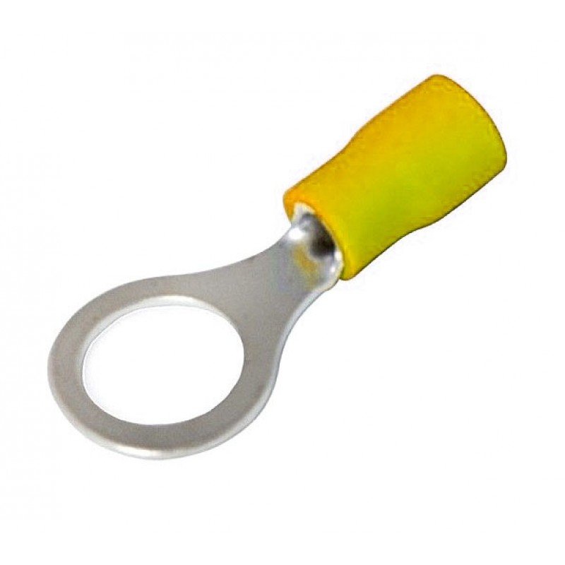 Наконечник кільцевий з ізоляцією RV5,5-8 (4-6/8) жовтий TNSy