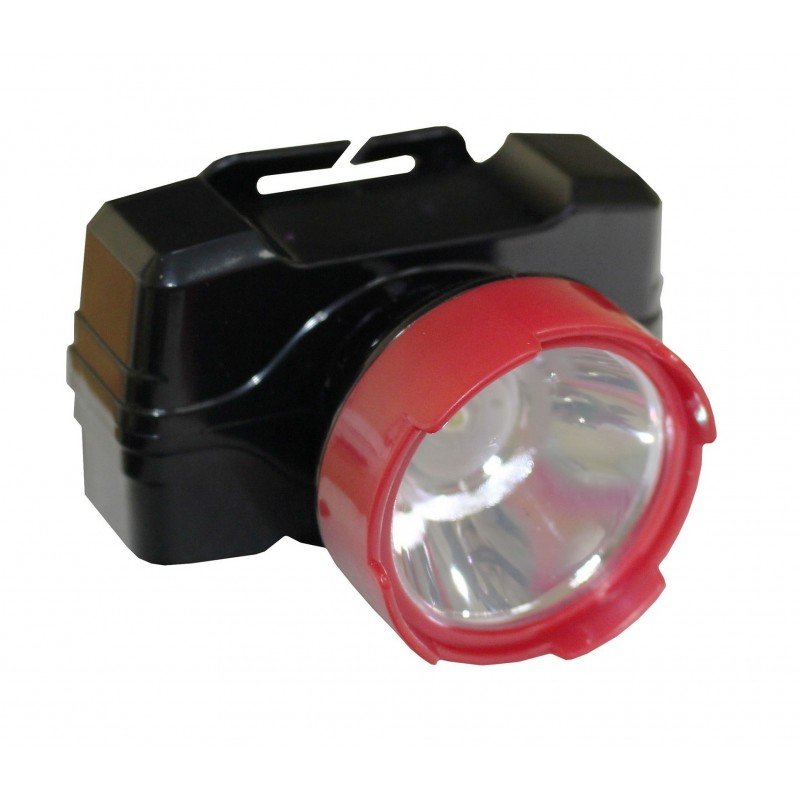 Налобний ліхтар LED HL5 1W 6500K 4H 100L bat: 3,7V 1,2A IP53 Red/Black TNSy