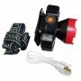 Налобний ліхтар LED HL5 1W 6500K 4H 100L bat: 3,7V 1,2A IP53 Red/Black TNSy