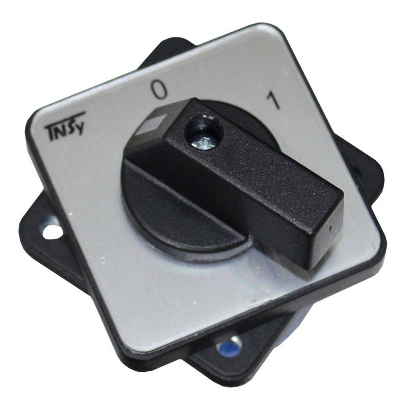 Перемикач кулачковий ПКП20-12/В 20А "0-1" 2Р/400B 60° 48х48