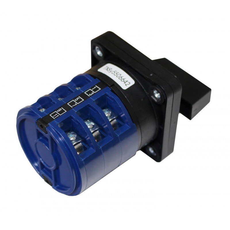 Перемикач кулачковий ПКП32-33/В 32А "1-0-2" 3Р/400B 60° 64х64