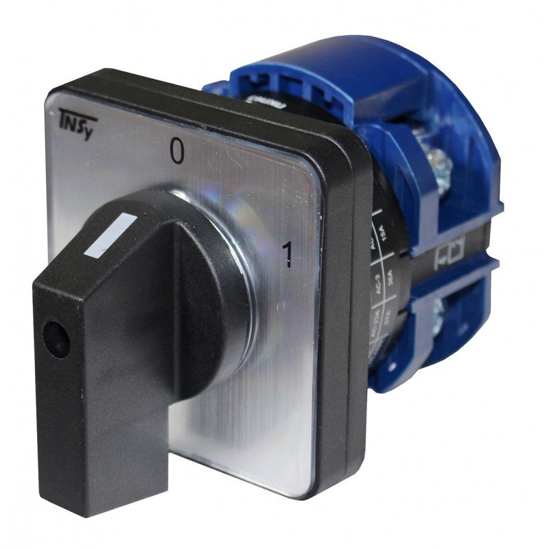 Перемикач кулачковий ПКП63-12/В 63А "0-1" 2Р/400B 60° 64х64