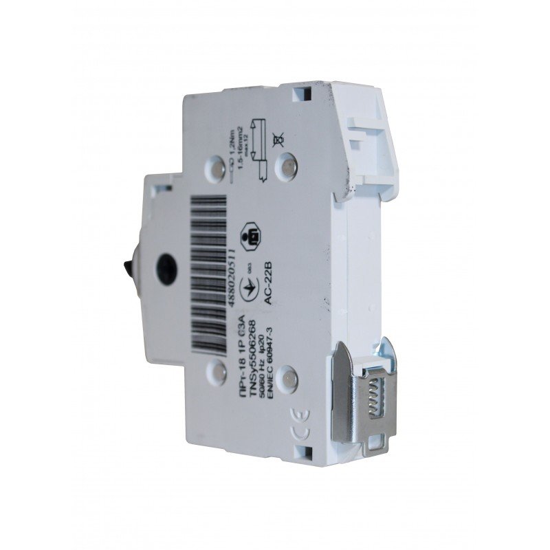 Перемикач-роз'єднувач ПРт-18 "1-0-2" 1Р 63А TNSy