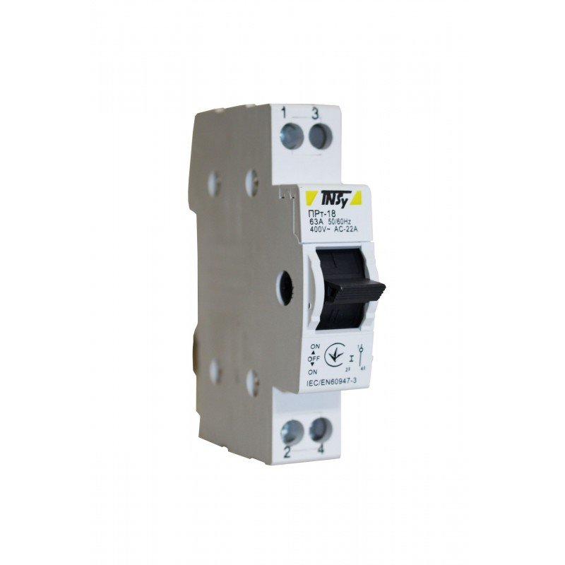 Перемикач-роз'єднувач ПРт-18 "1-0-2" 1Р 63А TNSy