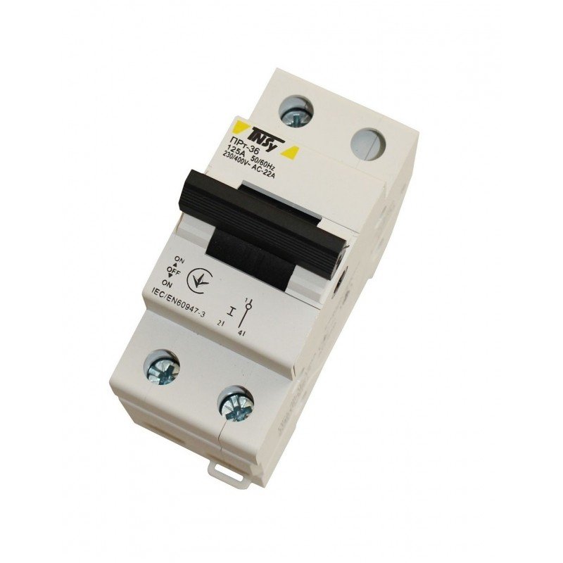 Перемикач-роз'єднувач ПРт-36 "1-0-2" 1Р 125А TNSy