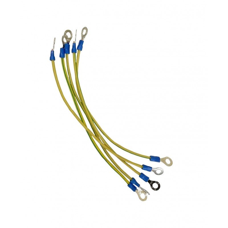 Провід заземлення ПЗ-2,5м6/200 (ПВ3-2,5мм2 Ж/З, L200мм, М6.) TNSy