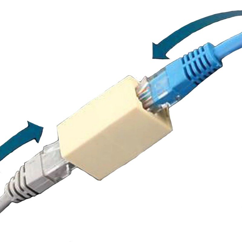 Прохідний адаптер кат.5e UTP, тип RJ45 + RJ45 TNSy