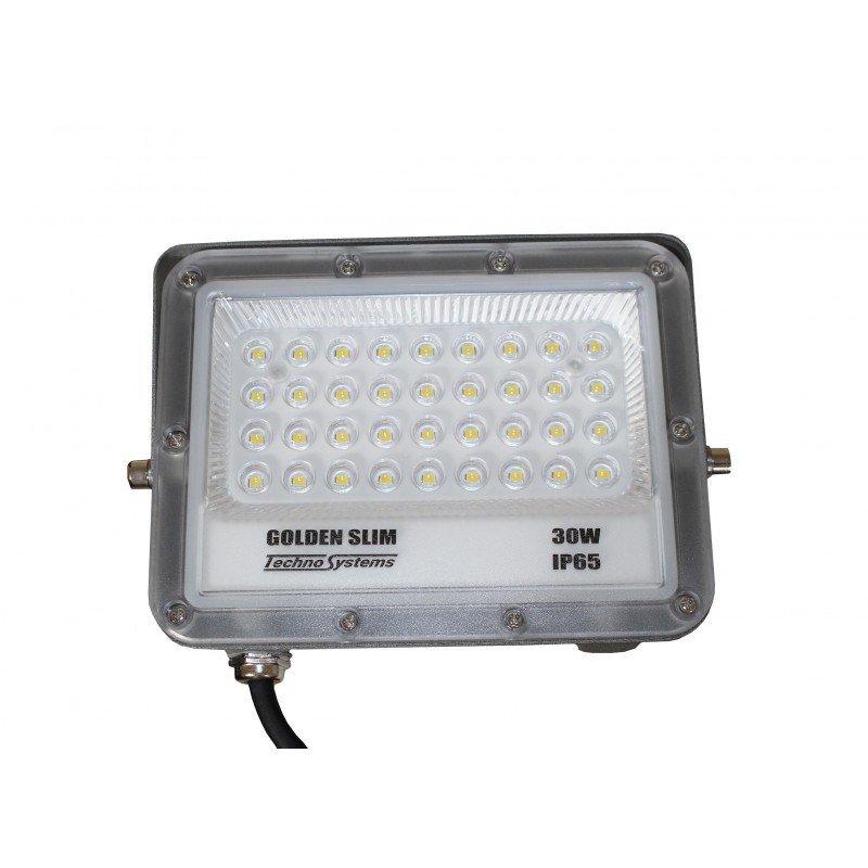 Прожектор LED 30W GOLDEN Slim 220V 3300Lm 6500K IP65 TNSy