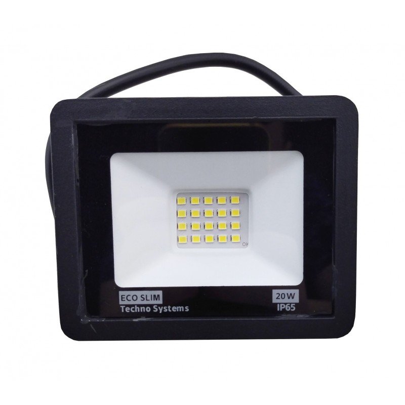 Прожектор LED 20W ECO Slim 220V 1400Lm 6500K IP65 TNSy