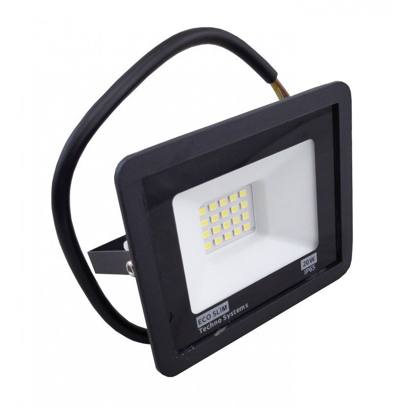 Прожектор LED 20W ECO Slim 220V 1400Lm 6500K IP65 TNSy