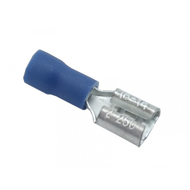 Роз'єм "мама" FDD2-250 (1,5-2,5/6,3-0,8) синій TNSy