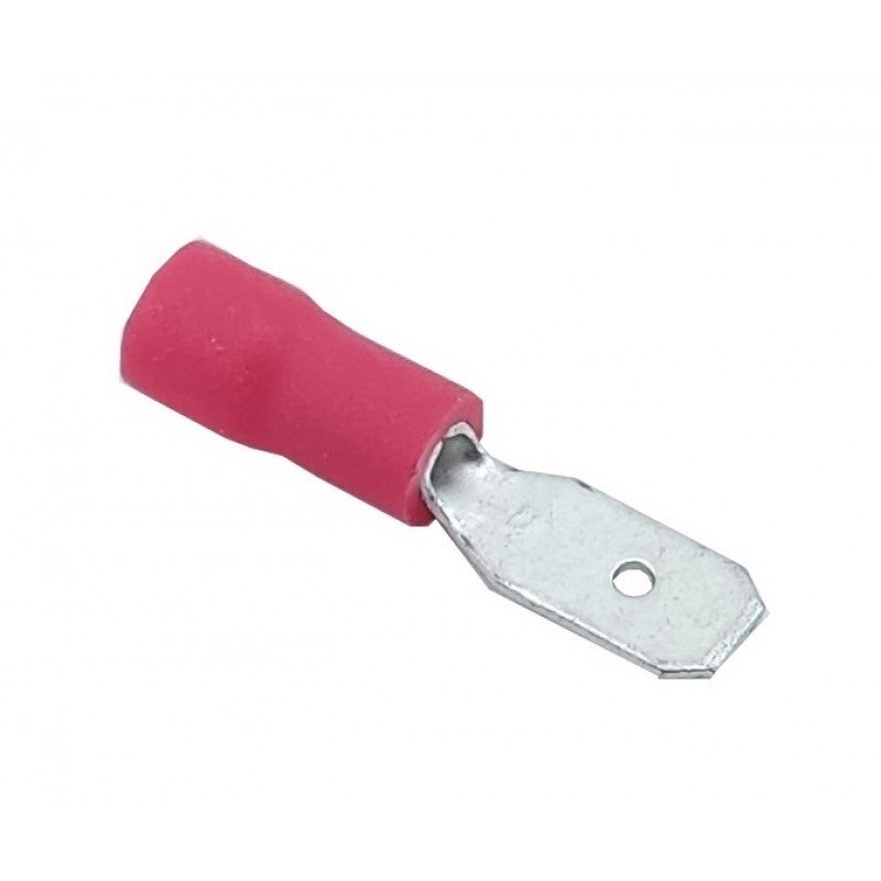 Роз'єм "папа" MDD1,25-187(5) (0,5-1,5/4,8-0,8) червоний TNSy