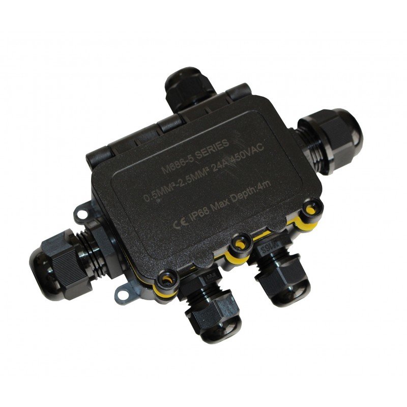 Розподільча коробка М686-5 IP68 з клеммой 24А TNSy