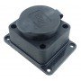 Розетка з захисною кришкою з/к RUBBER IP44 TNSy