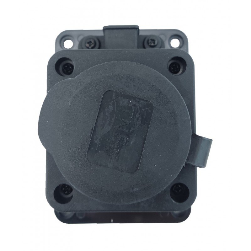 Розетка з захисною кришкою з/к RUBBER IP44 TNSy
