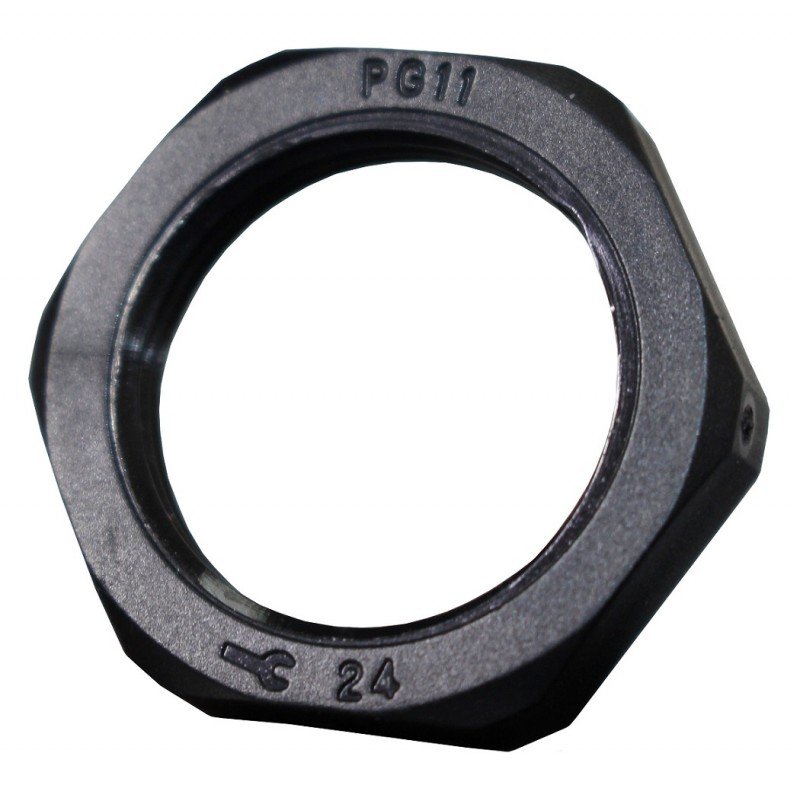 Сальник PG11 d5-10мм IP68 зі спіраллю чорний TNSy