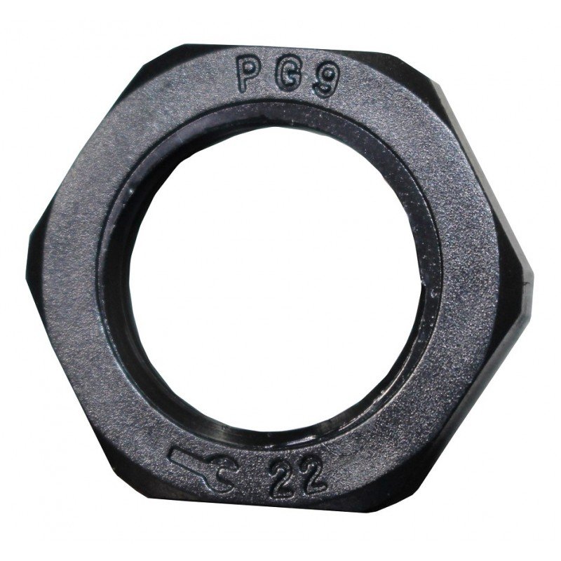 Сальник PG9 d4-8мм IP68 зі спіраллю чорний TNSy