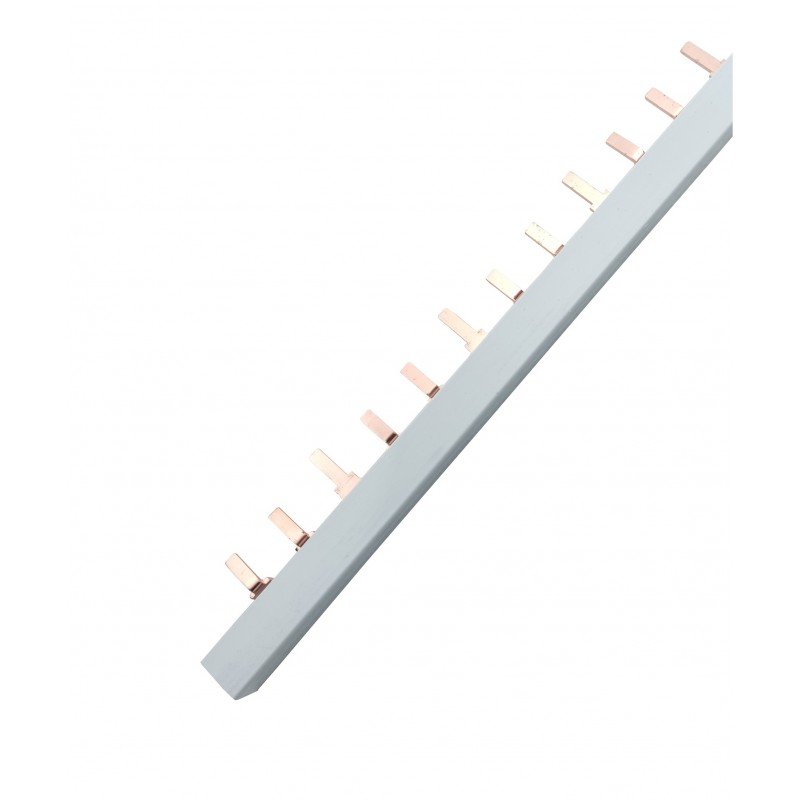 Шина з'єднувальна PIN103 3Р 63А 10мм2 54мод. 1м (штир) TNSy