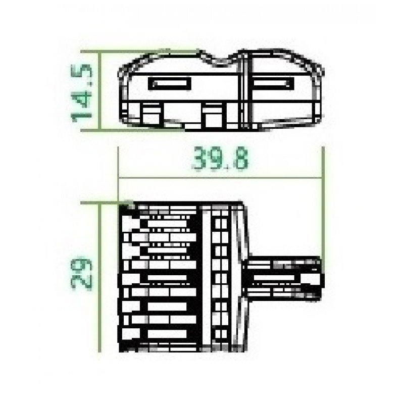 Будівельно-монтажна клема СМК222-F15WO TNSy