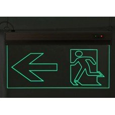 Світильник евакуаційний, S503 ACRYLIC LED 3W GRAVING "Вказівник двері ліворуч" TNSy