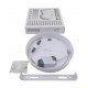 Світильник накладний LED Round Downlight 12W-220V-850L-4000K Alum TNSy