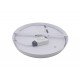 Світильник накладний LED Round Downlight 24W-220V-1700L-4000K Alum TNSy