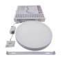 Світильник накладний LED Round Downlight 24W-220V-1700L-4000K Alum TNSy