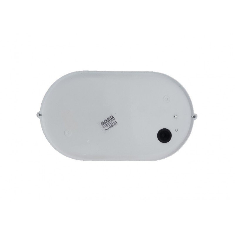 Світильник НПП1202-100W-E27-IP65 овал білий з решіткою TNSy