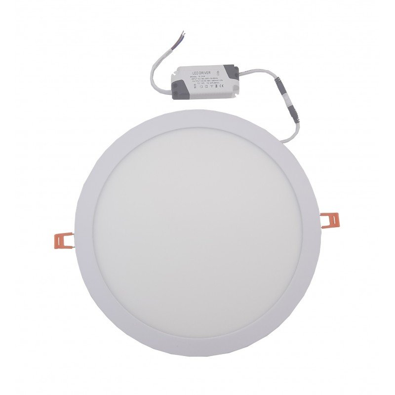 Світильник врізний LED Round Downlight 24W-220V-1700L-4000K Alum TNSy