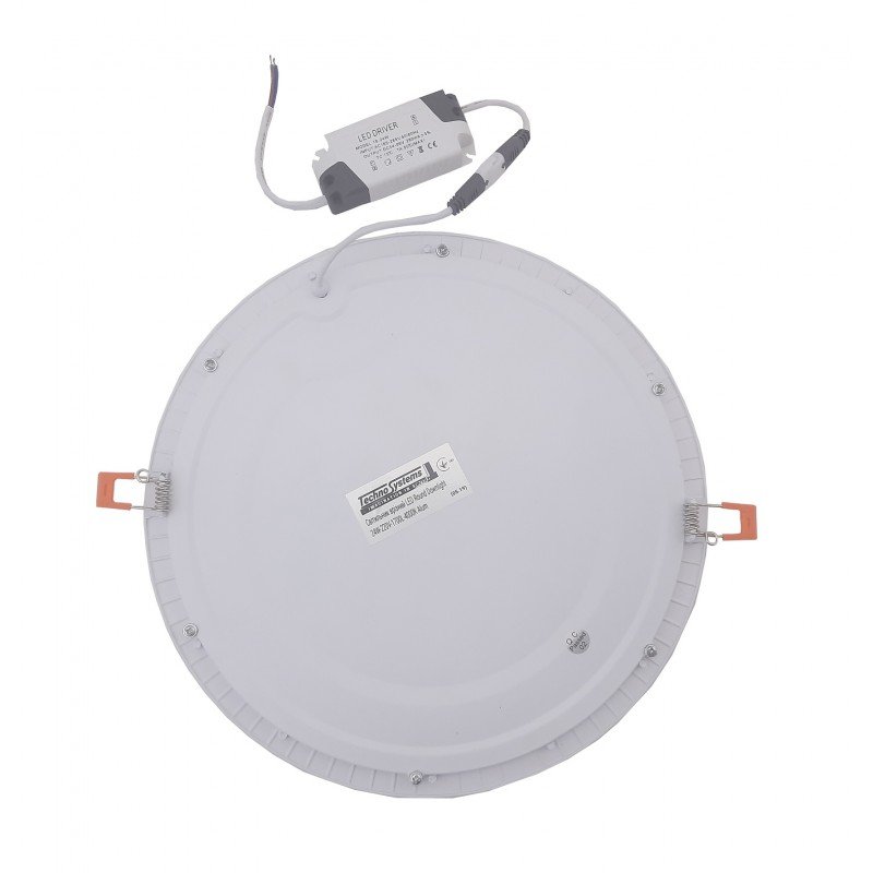 Світильник врізний LED Round Downlight 24W-220V-1700L-4000K Alum TNSy
