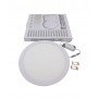 Світильник врізний LED Round Downlight 24W-220V-1700L-4000K Alum TNSy