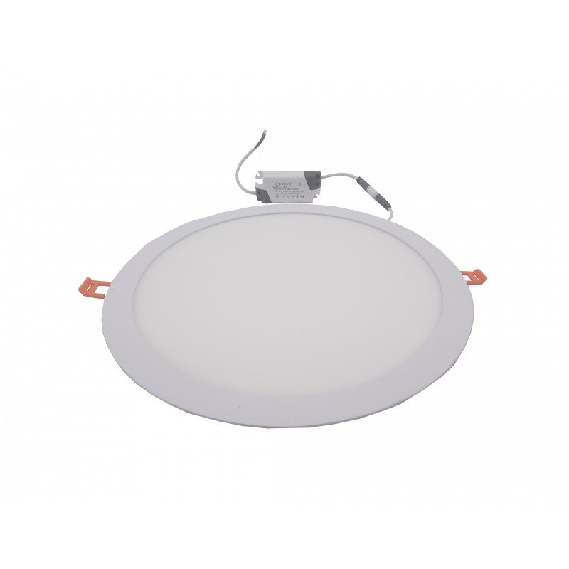 Світильник врізний LED Round Downlight 24W-220V-1700L-4000K Alum TNSy