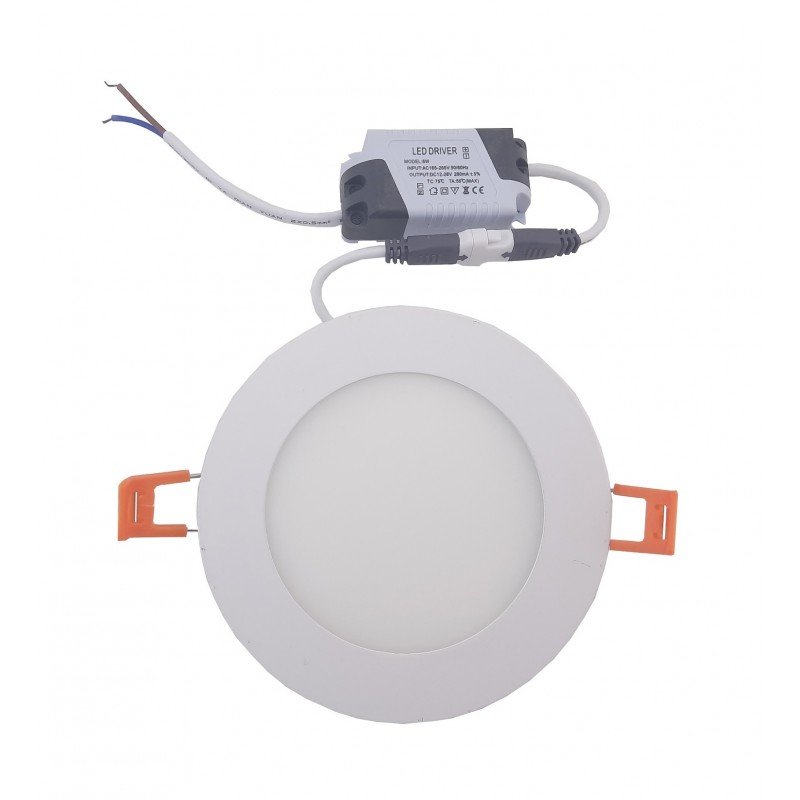 Світильник врізний LED Round Downlight 6W-220V-420L-4000K Alum TNSy