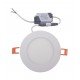 Світильник врізний LED Round Downlight 6W-220V-420L-4000K Alum TNSy