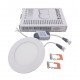 Світильник врізний LED Round Downlight 6W-220V-420L-4000K Alum TNSy